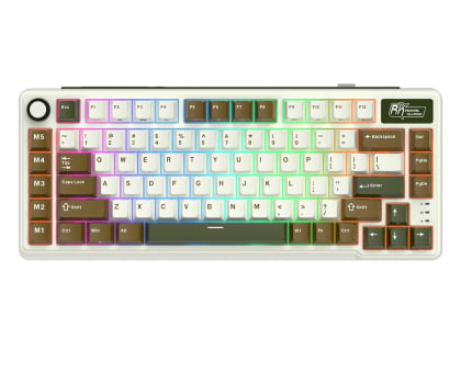 Klawiatura bezprzewodowa Royal Kludge RK L75 Palm Green Cream switch